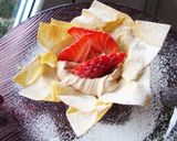 Réteskosárka recept csokoládés tejszínhabbal töltve recept fázis 7 fotója
