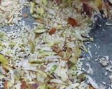 A picture of step 2 of Khajoor ki burfi 😋👍.