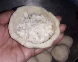 A picture of step 2 of Manda pitha.