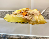 Foto del paso 11 de la receta: Calabacín relleno con gratinado de queso