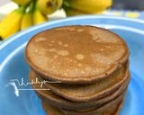 Hình bước làm 2 của món Pancake Cacao Chuối Bé Ăn Dặm BLW