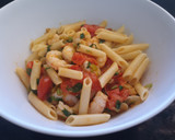 Foto del paso 5 de la receta: Pasta arrabiata 🌶🔥 con gambas