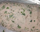 A picture of step 1 of Methi parantha.