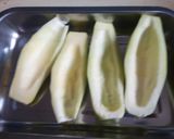 Zöldséges kölessel töltött cukkini és paprika recept fázis 1 fotója
