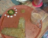 A picture of step 3 of Pearl millet & horse gram dosa.