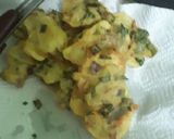 A picture of step 4 of Bhajia # deep fried snack #.