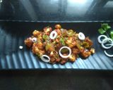 A picture of step 6 of Gobhi chilli.