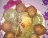 صورة لخطوة 5 من وصفة طجين الجلبانة بخبيزات البطاطا 🍠🍠🍠