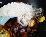 Gambar langkah 4 resipi Nasi Goreng Cam-campak.