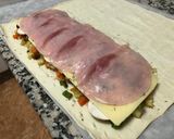 Foto del paso 5 de la receta: Masa de hojaldre rellena de verduras