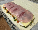 Foto del paso 5 de la receta: Masa de hojaldre rellena de verduras