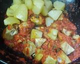 A picture of step 3 of Restaurant Style Raw Jackfruit Masala.