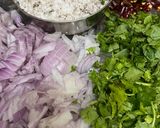 A picture of step 1 of Ragi rotti.
