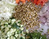 A picture of step 1 of Mix veg salad.