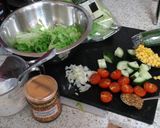 A picture of step 1 of My Wholegrain Mustard and Lime Salad 😊.