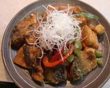 A picture of step 6 of Delicious Mackerel and Deep Fried Tofu with a Thick and Sweet Vinegar Sauce.
