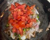 A picture of step 3 of Baigan Bharta (Rajasthani style).
