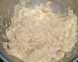 A picture of step 2 of Fluffy Crispy Lotus Root Chicken Tsukune Patties.