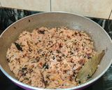 A picture of step 5 of Red amaranth rice.