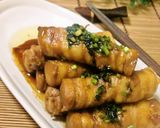 A picture of step 6 of Faux Steak with Koya Tofu Meat Rolls.