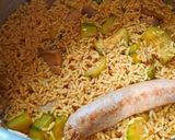 Une image de l'étape 6 de Saucisse avec riz et légumes a la nutricook.