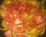 A picture of step 4 of Jackfruit dry veg.