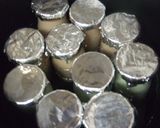A picture of step 5 of Matcha Pudding Served with Brown Sugar Syrup.