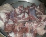 A picture of step 2 of Mutton masala handi.