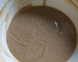 A picture of step 2 of Besan cheela.