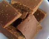 A picture of step 6 of Chocolate burfi.