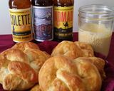 A picture of step 19 of Soft Pretzels and Spicy Cheese Sauce.
