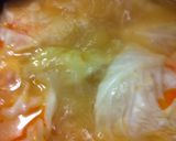 A picture of step 4 of potatoes and meat portuguese boiled style (cozido a portuguesa).