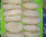 Foto langkah ke 4 dari resep Pempek dos ebi kering isi telor.