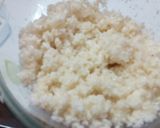 A picture of step 1 of Coconut Suji rasmalai.