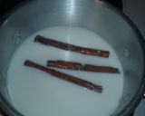 A picture of step 2 of Arroz con leche.