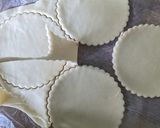 A picture of step 3 of Summer Picnic or kids party mini Chicken and cheese quiche.