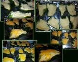 A picture of step 7 of Gorda's potato & cheese stuffed Poblano peppers.