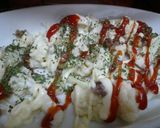 A picture of step 4 of Scorched Cauliflower and Anchovy Mayo Ketchup Stir-Fry.