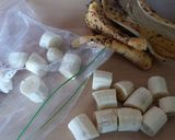 A picture of step 1 of Vickys One Ingredient Banana 'Ice Cream' GF DF EF SF NF.