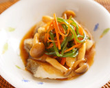 A picture of step 9 of Cod with Vegetable Ankake Sauce.