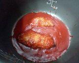 A picture of step 2 of Spicy Whisky Mini Meatloaf.
