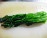 A picture of step 8 of Komatsuna and Spinach Steamed in the Microwave.