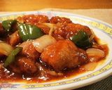 A picture of step 5 of Easy Sweet & Sour Pork with Mentsuyu.