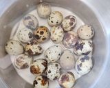 Foto langkah ke 1 dari resep Tumis Horenso Telur Puyuh.