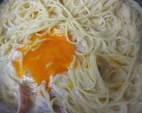 A picture of step 6 of Easy and Rich-Flavored Carbonara with Milk & Egg Yolk.