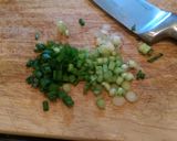 A picture of step 2 of Kung Pao Tofu.