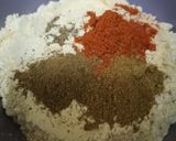 A picture of step 2 of Gobhi pakora.