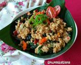 Foto langkah ke 4 dari resep Oncom Kemangi Pedas (Ulukutek) #pr_recookmasakanpedas.