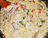 A picture of step 7 of Creamy Veggie Orzo.