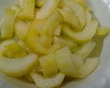 A picture of step 4 of Icebox cucumbers.